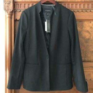 Banana Republic Black Ponte Blazer (Size 10)